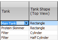 3. Tank
Tank Shape