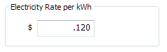 5. Electricity Rate per kWh